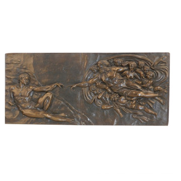 Relieve de bronce Estatua Myth Fairy Relievo Deco Bronce Escultura Tpy-837